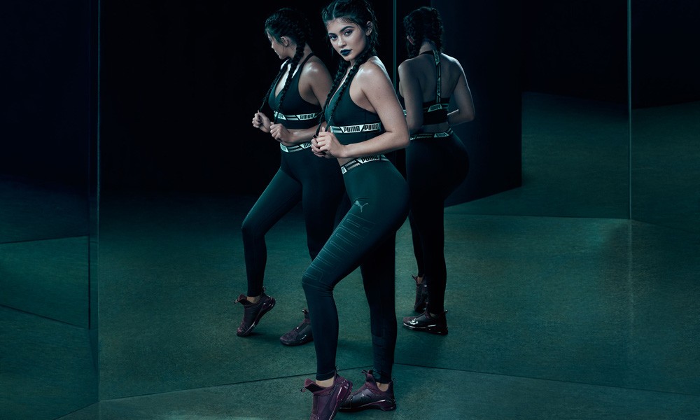 Kylie Jenner 演绎全新 PUMA Fierce KRM 训练鞋
